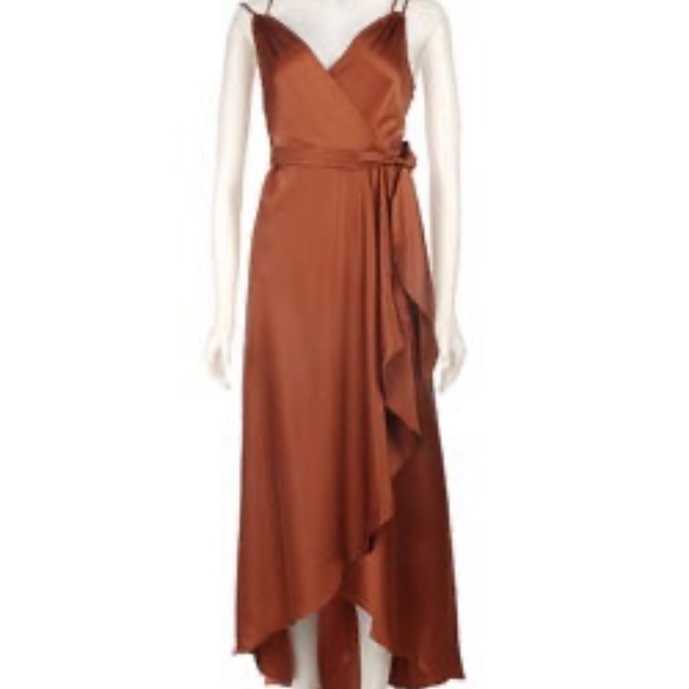 BCBG Long Copper Dress